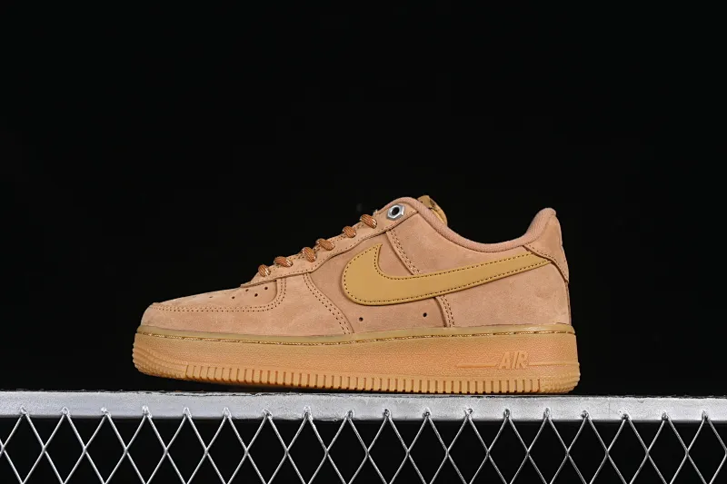 All categories Nk Air Force 1 Air Force series Nk Air Force 1 Low Air Force low top X version Nk Air Force 1'07 WB AF1 wheat color first layer suede Air Force 1 low top sneakers CJ9179-200